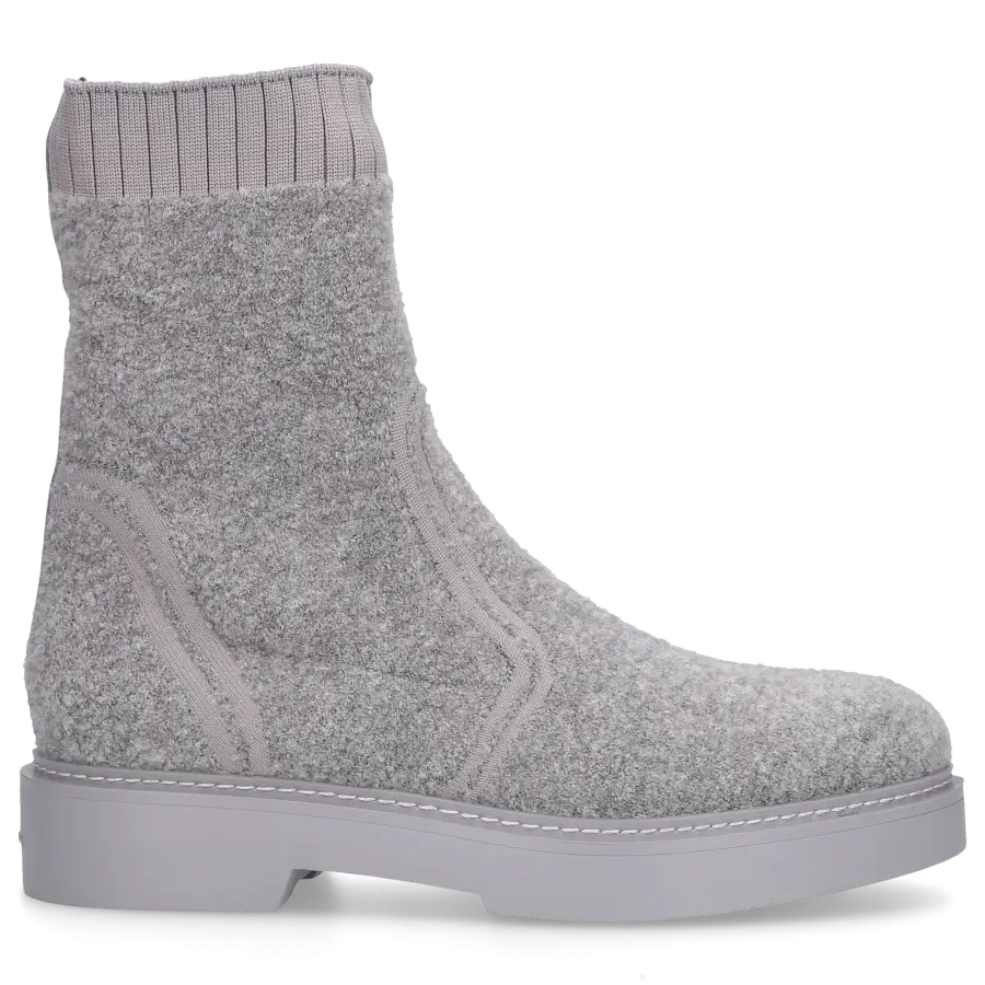 Santoni - Stiefeletten 70166 Baumwolle - grau