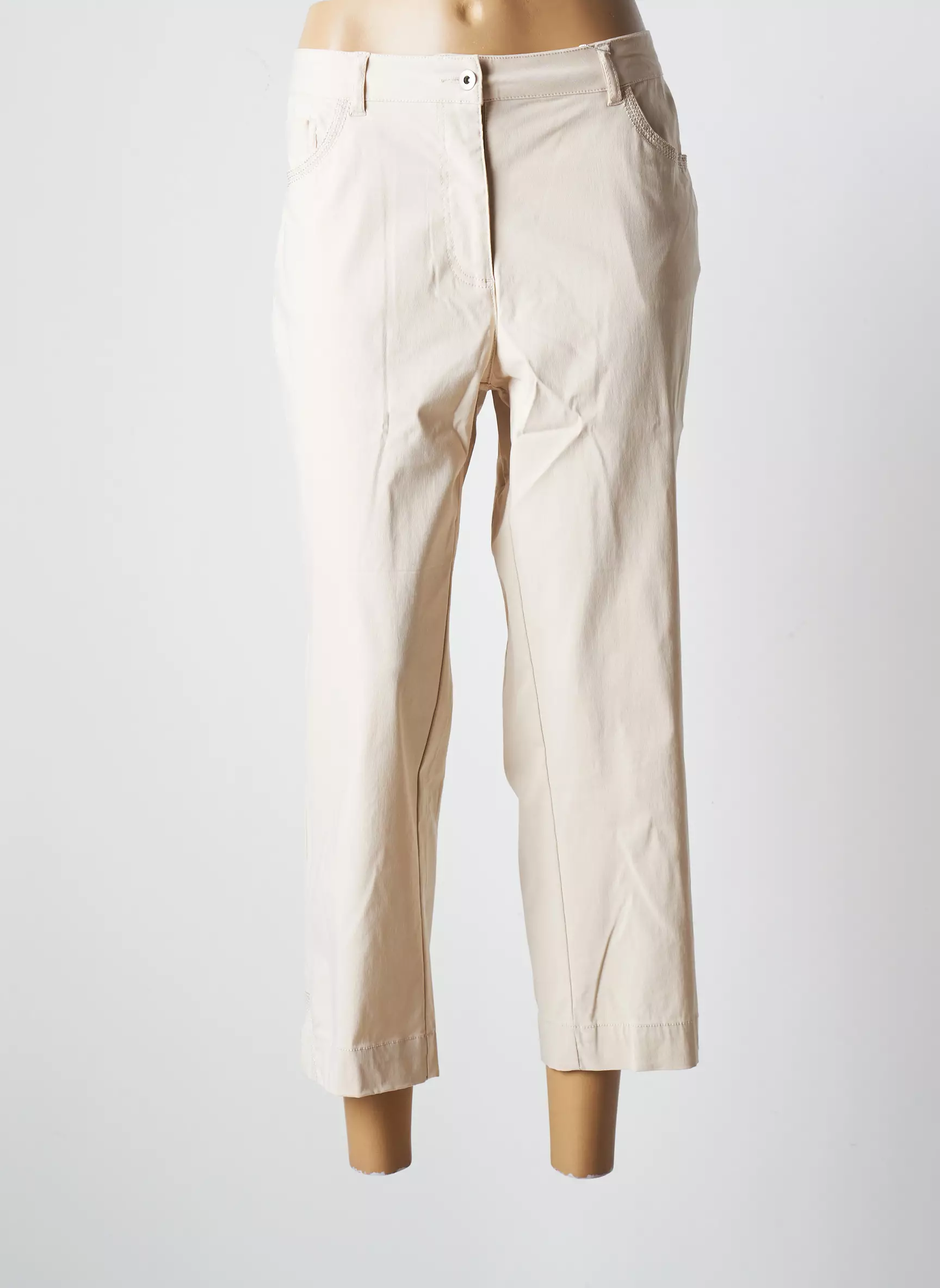 Diane Laury Pantalon7 8 Femme couleur beige