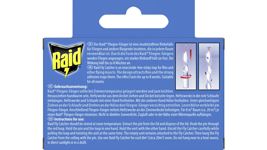 Raid Essentials Fliegen-Fänger Classic