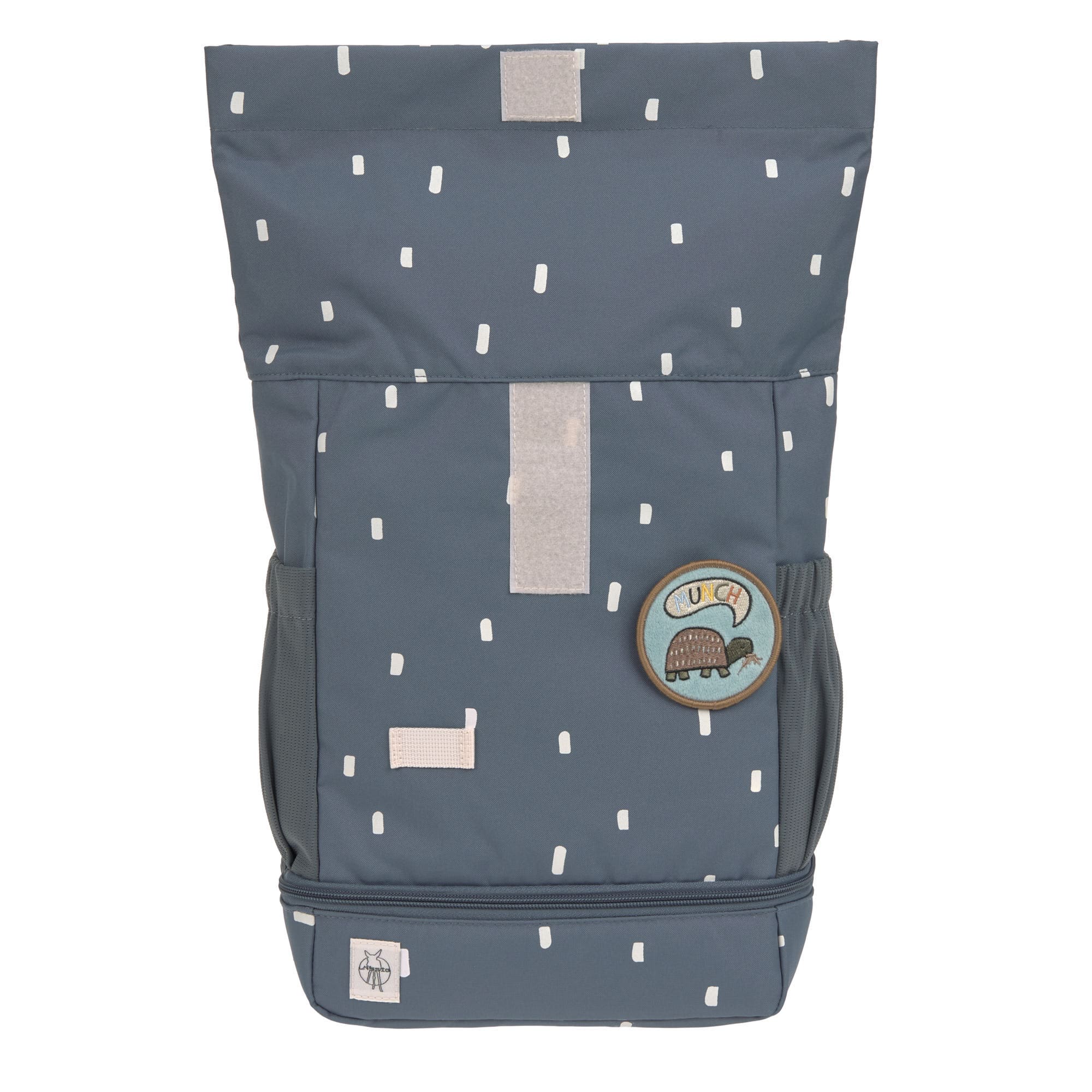 Kindergartenrucksack Rolltop - Happy Prints, Dunkelblau