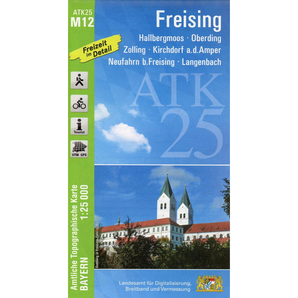FREISING 1 : 25 000 - Wanderkarte