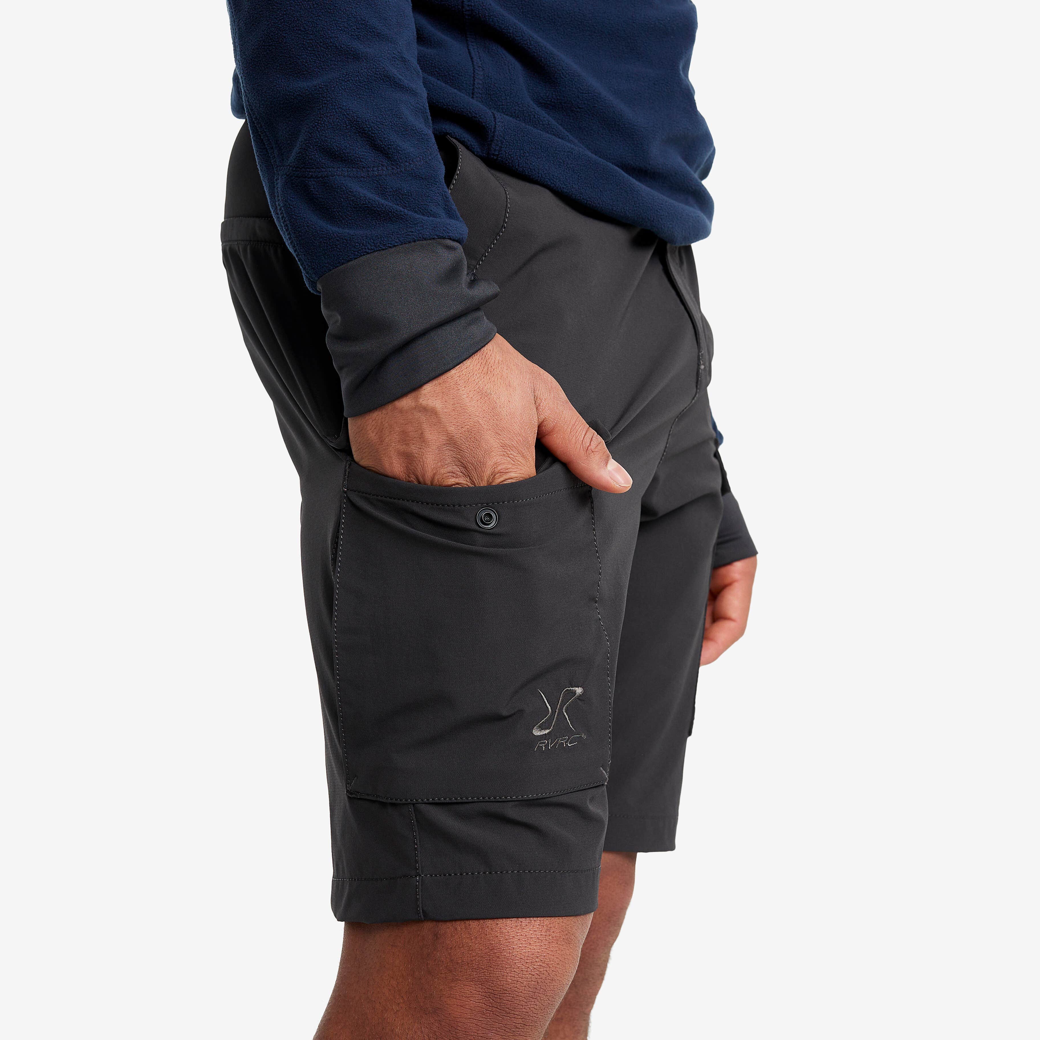 Adventure Cargo Stretch Shorts Homme Anthracite