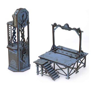 Wild West Exodus - Red Oak Gallows and Clock