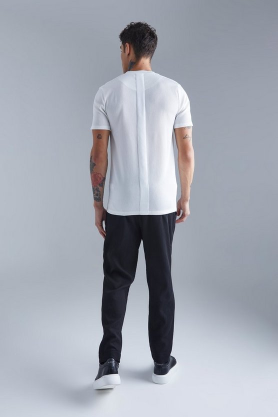 Slim-Fit T-Shirt mit Streifen