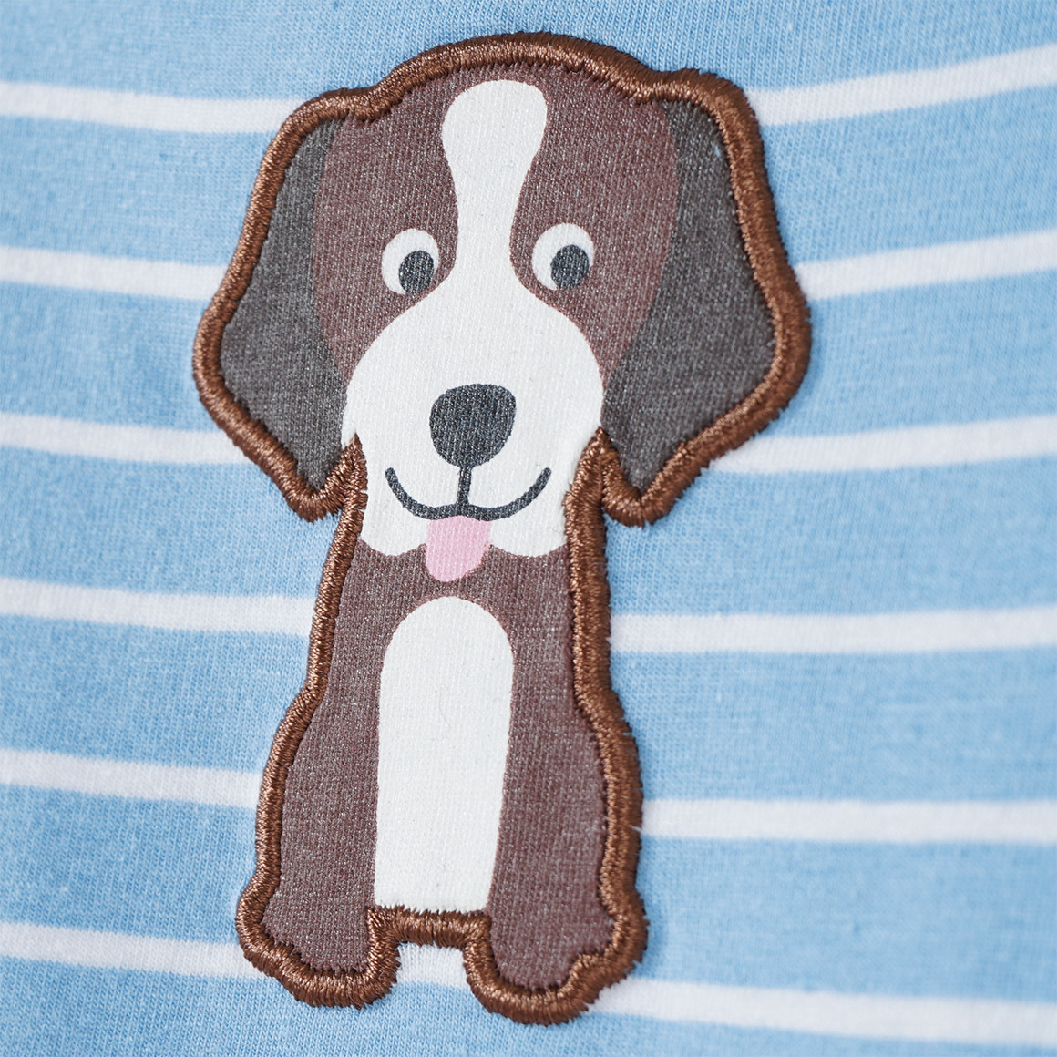 Baby Kleid mit Hunde-Applikation