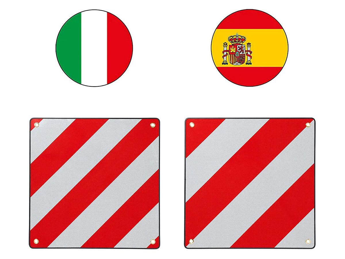 ProPlus Italien/Spanien Aluminium Warnschild