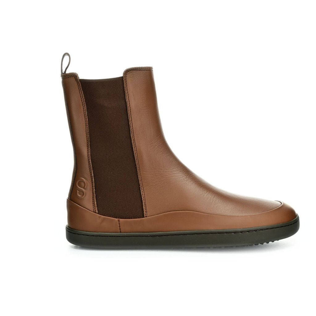 Shapen Victory Brown Chelsea Barfußschuhe