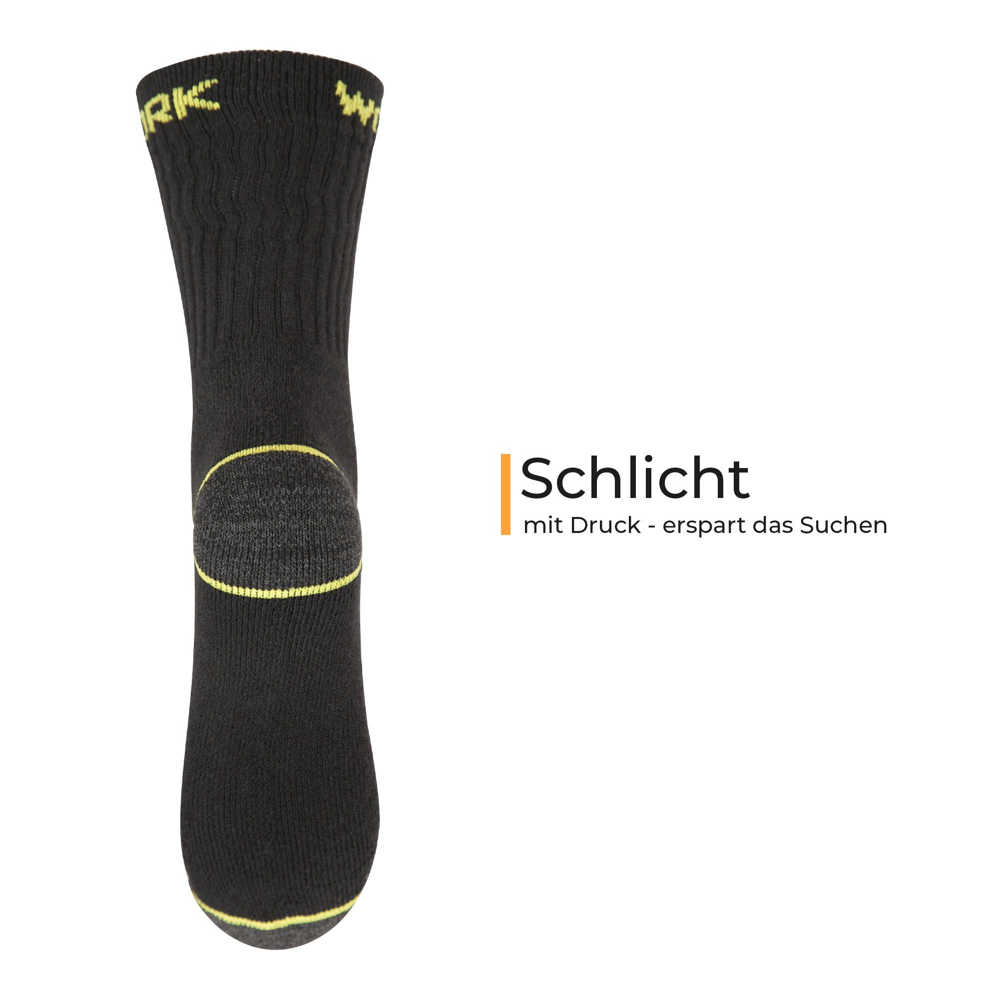 hemmy Fashion Arbeitssocken WORK Socken (5-Paar) Herren Arbeits- und Outdoorsocken, Funktionssocken
