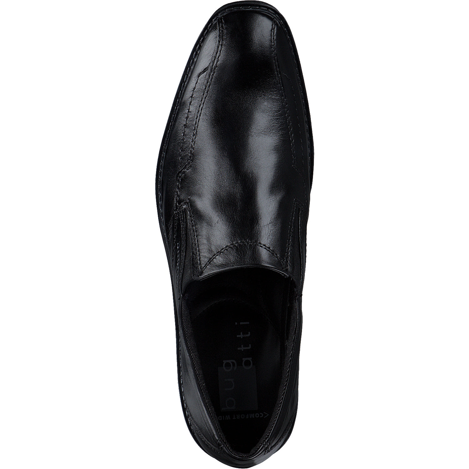 Bugatti Mero A9G63, Klassische Slipper, Herren, Schwarz