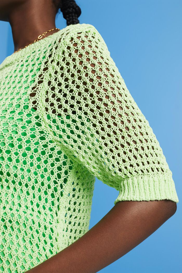 Offenmaschiger Strickpullover