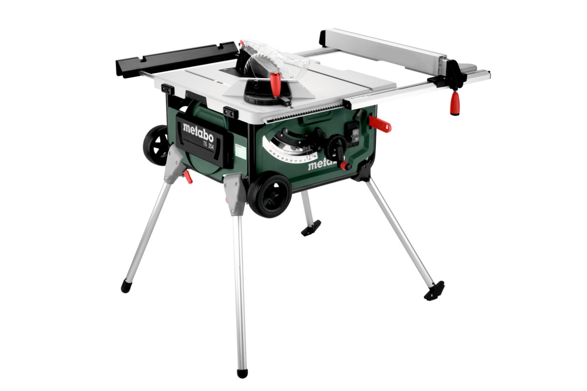 Metabo 600668000 TS254 Κυκλικό Πριόνι Επιτραπέζιου Τραπεζιού 254 mm 2000 Watt με Πτυσσόμενη Βάση