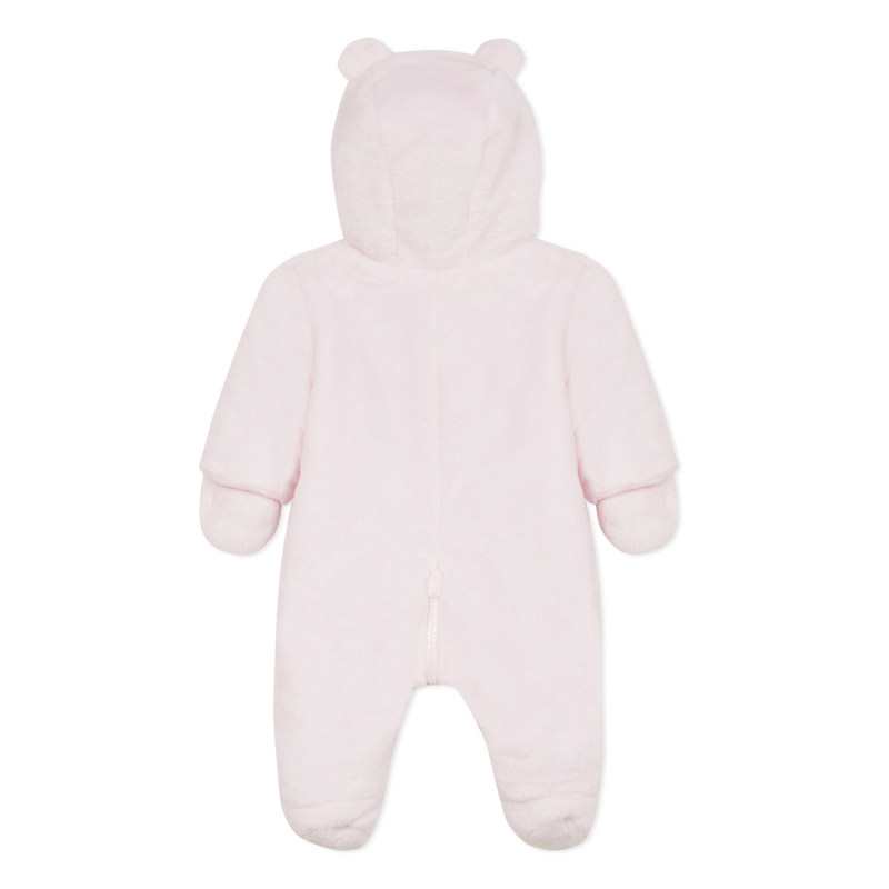 Pilote fausse fourrure rose pâle naissance Absorba