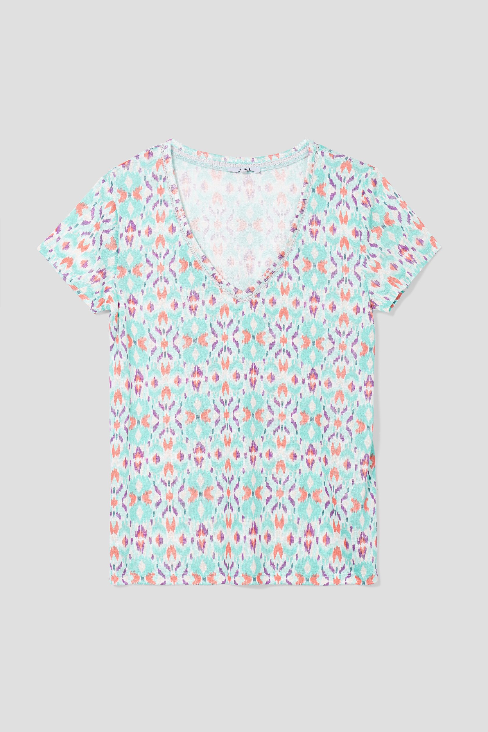 T-shirt à manches courtes vert turquoise femme | La Halle