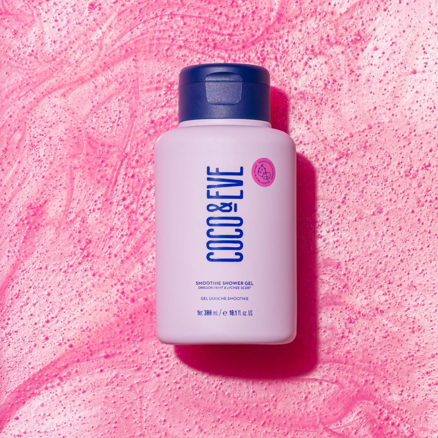 Sprchový gél Coco & Eve Glow Figure Smoothie - liči a dračie ovocie