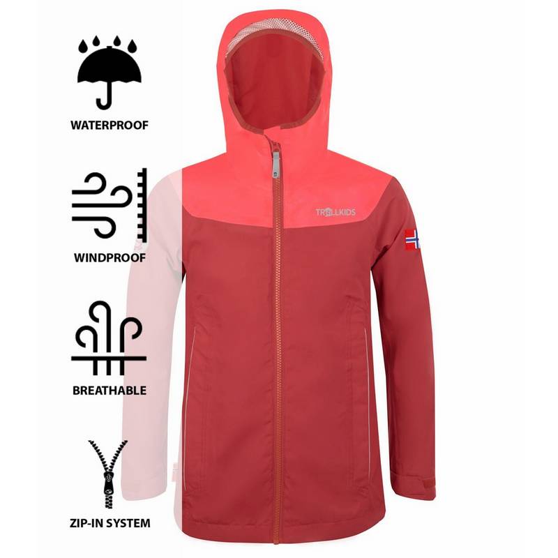 Trollkids Bergen Regenjacke Mdchen
