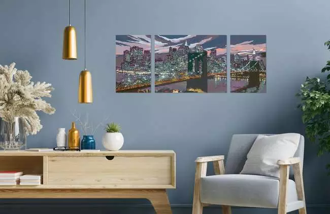 CreArt Skyline von New York - Malen nach Zahlen für Erwachsene