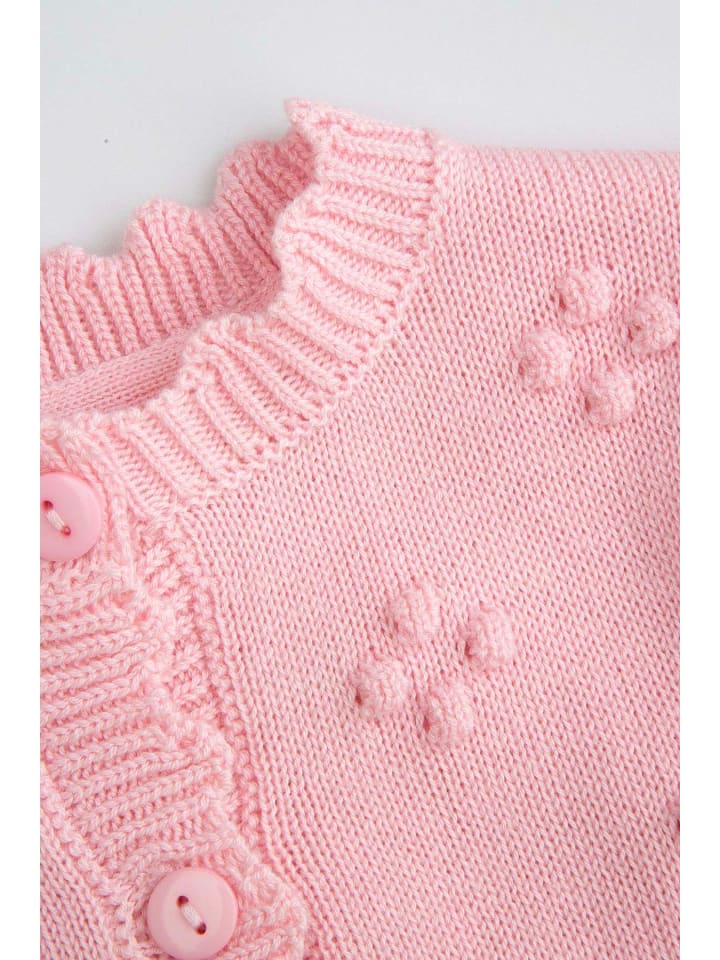 Coccodrillo Strickjacke in gedämpftes Rosa günstig kaufen