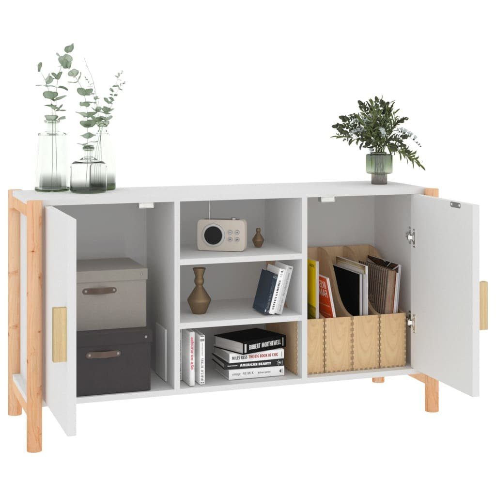 vidaXL Sideboard Sideboard Weiß 107x38x60 cm Holzwerkstoff (1 St)