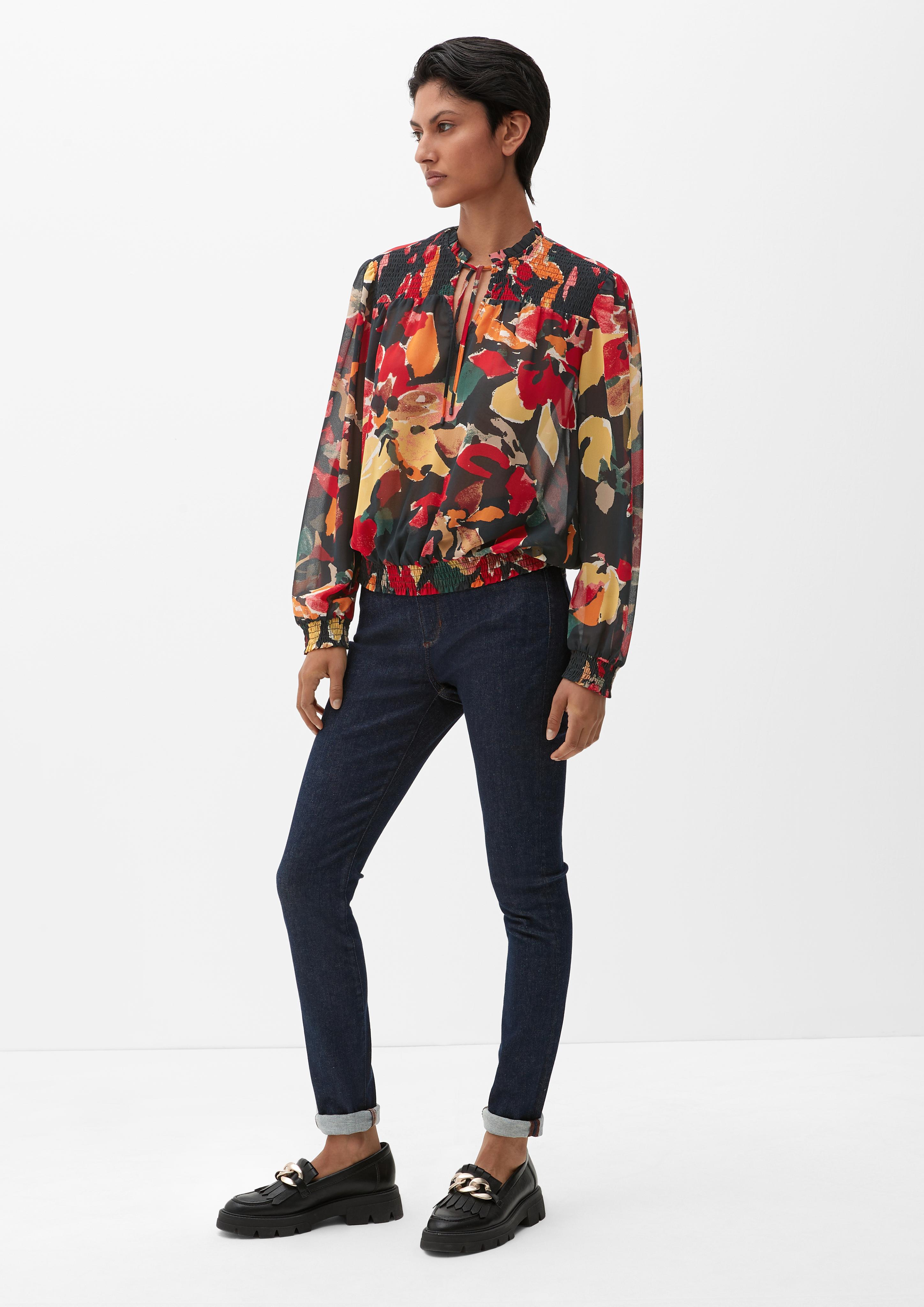 Bluse mit Smok-Details  2120536-59A3