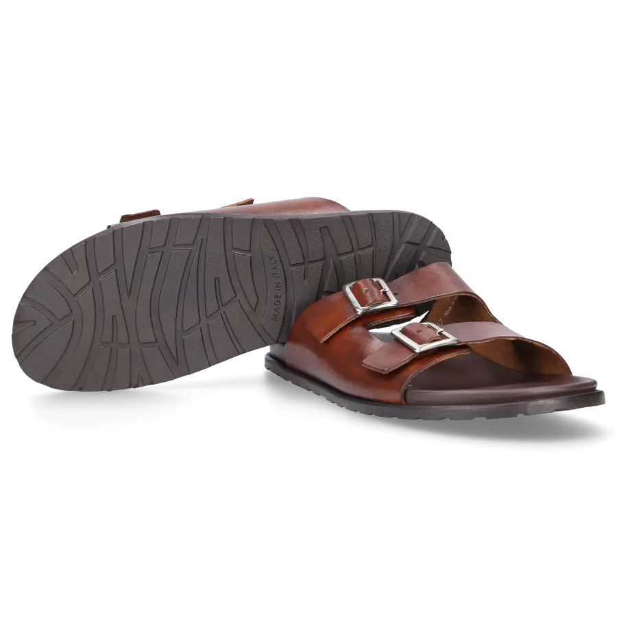 Budapester - Sandalen M6853 Kalbsleder - braun