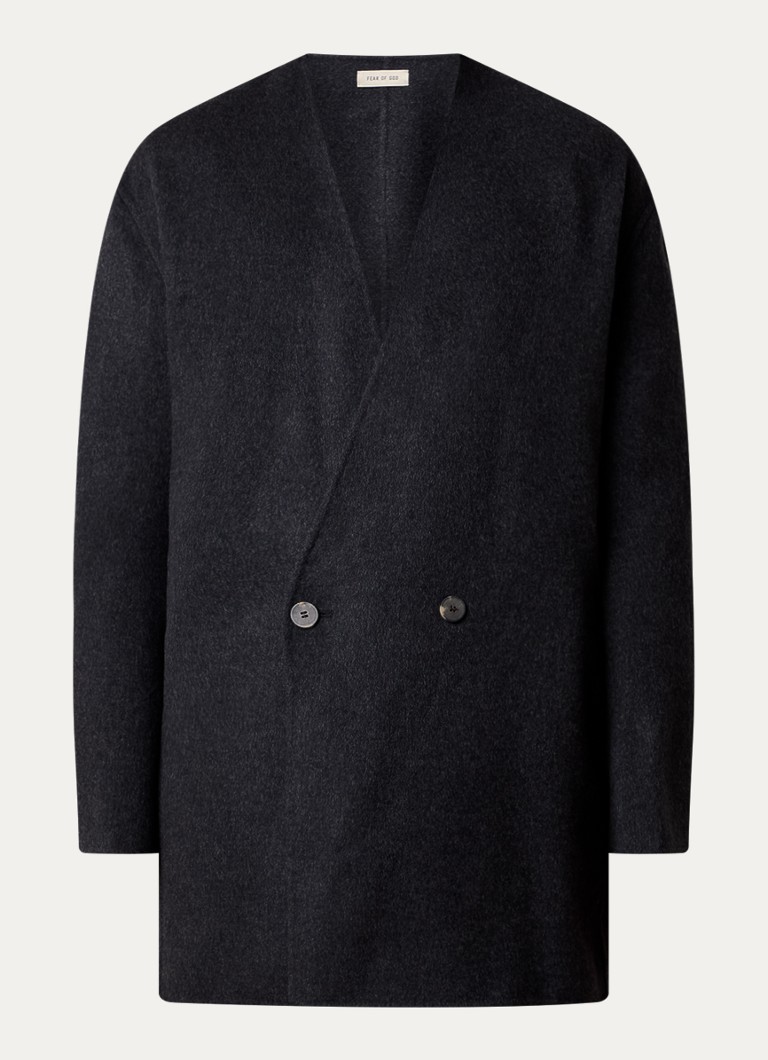 Dvouřadé sako ze směsi kašmíru Fear of God s bočními kapsami