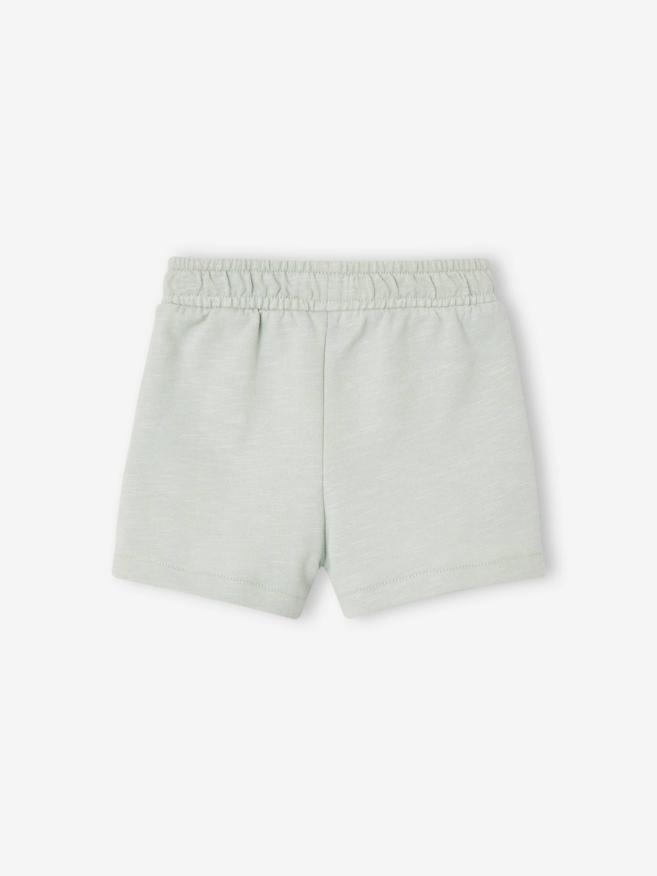 Vertbaudet Jungen Baby Sweat-Bermudas Oeko-Tex - braun
