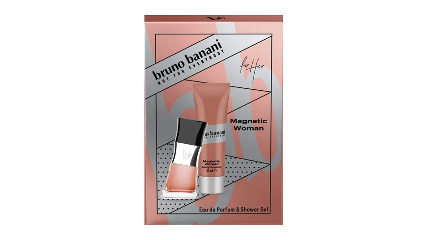 bruno banani Magnetic Woman Eau de Parfum + Duschgel Geschenkpackung