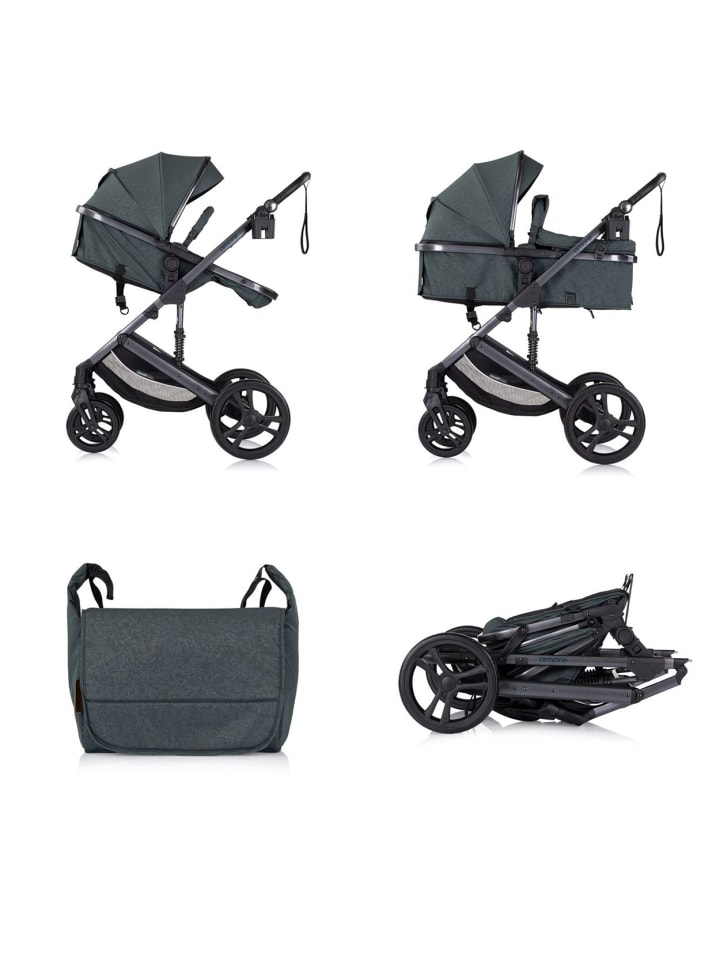 Chipolino Kinderwagen 2 in 1 Amore in grün günstig kaufen onesize
