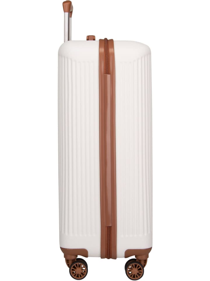travelite Trolley Bali 4w Trolley M in Weiss/Cognac günstig kaufen onesize
