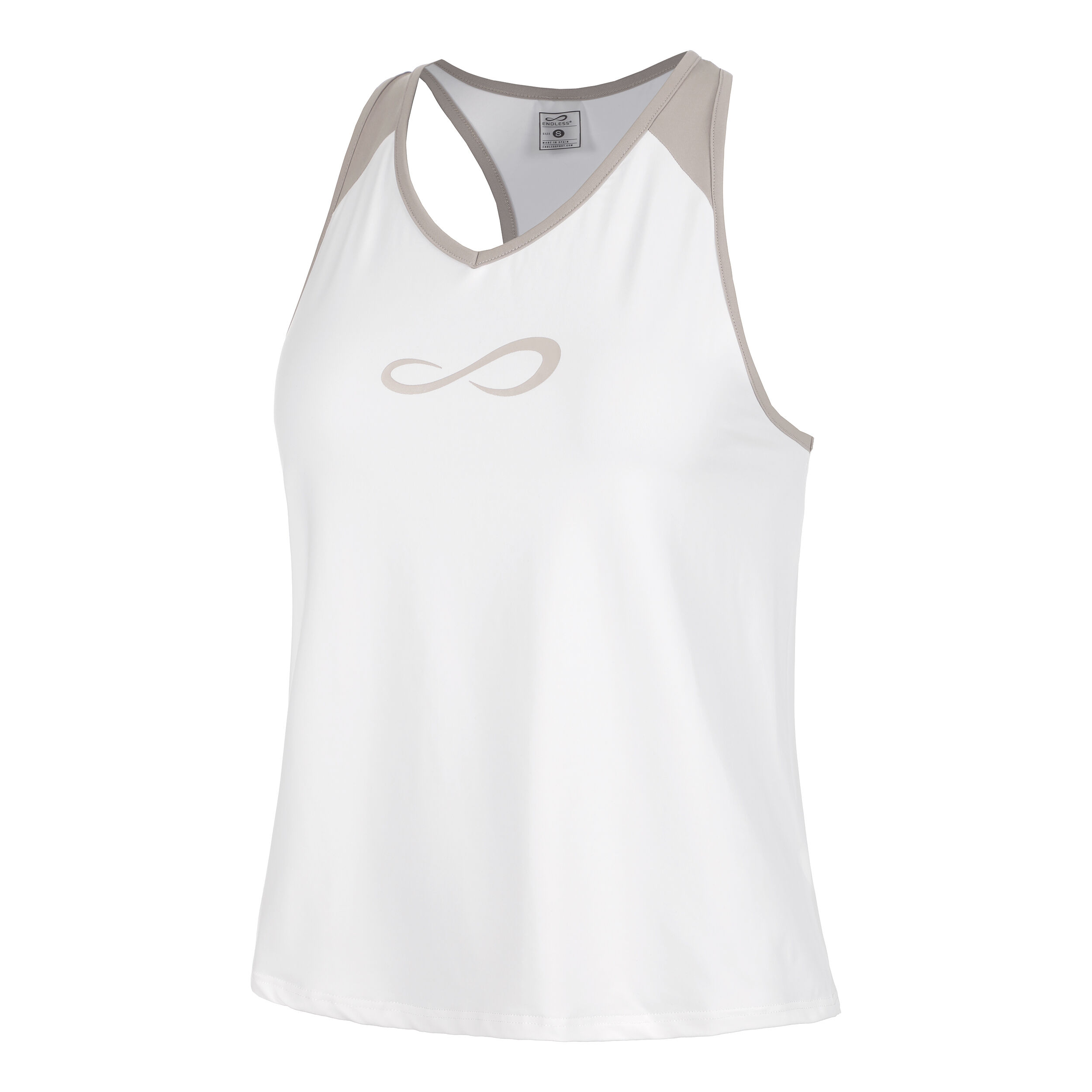 Speed V Tank-Top Damen - Weiß