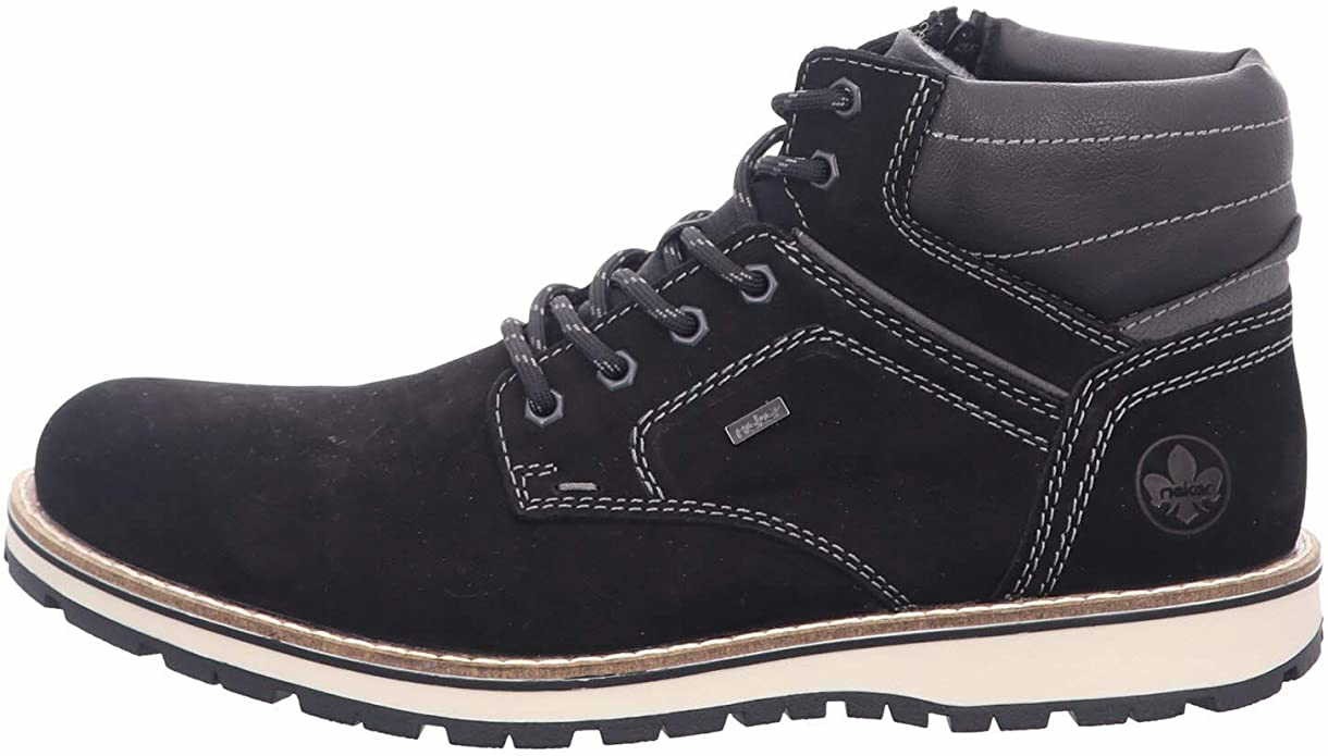 RIEKER Schnür-Stiefeletten schwarz