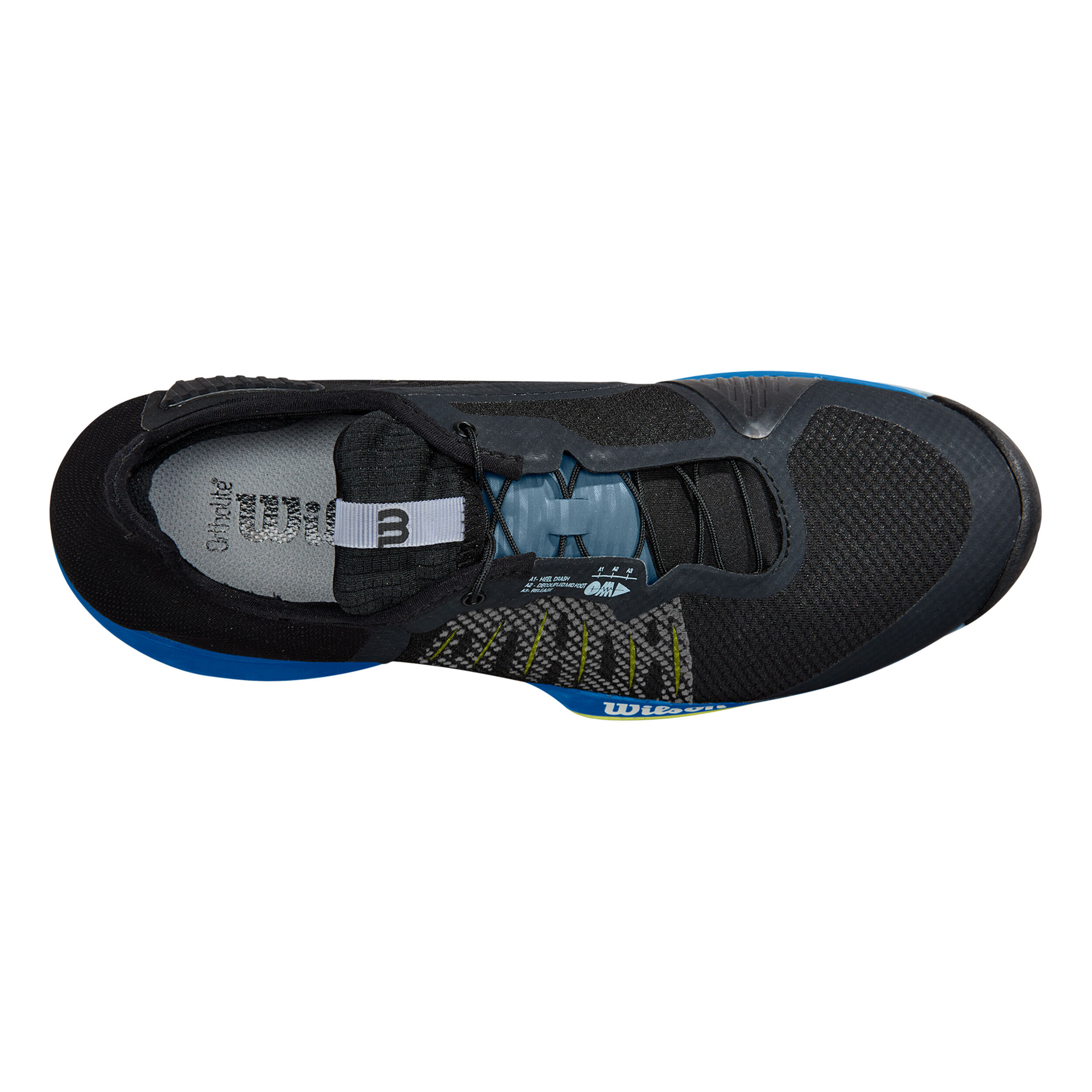Kaos Rapide Allcourtschuh Herren - Schwarz, Blau