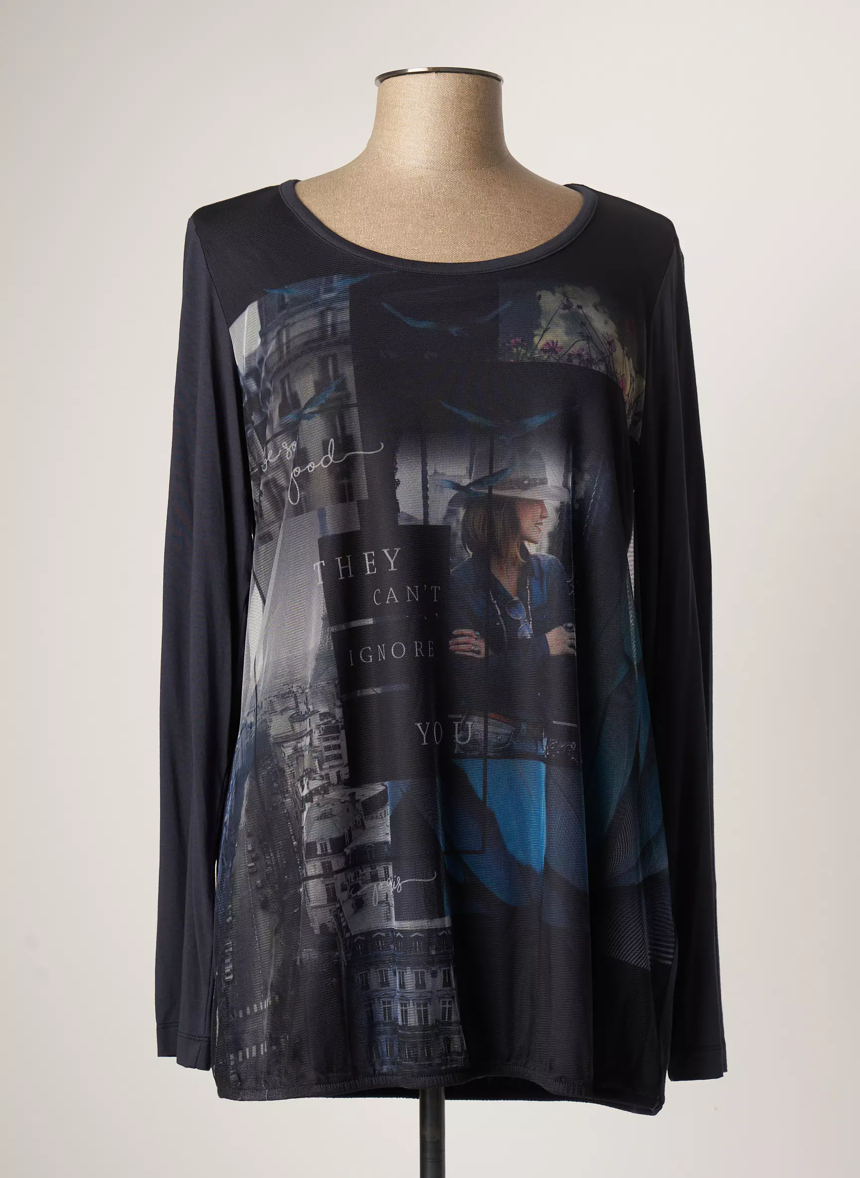 Aprico Tshirts Femme couleur bleu