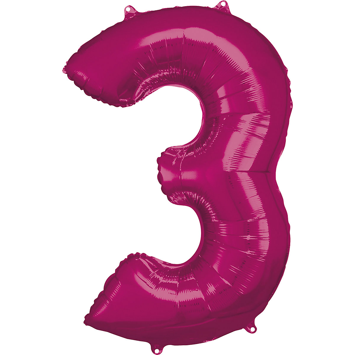 Folienballon 3, pink