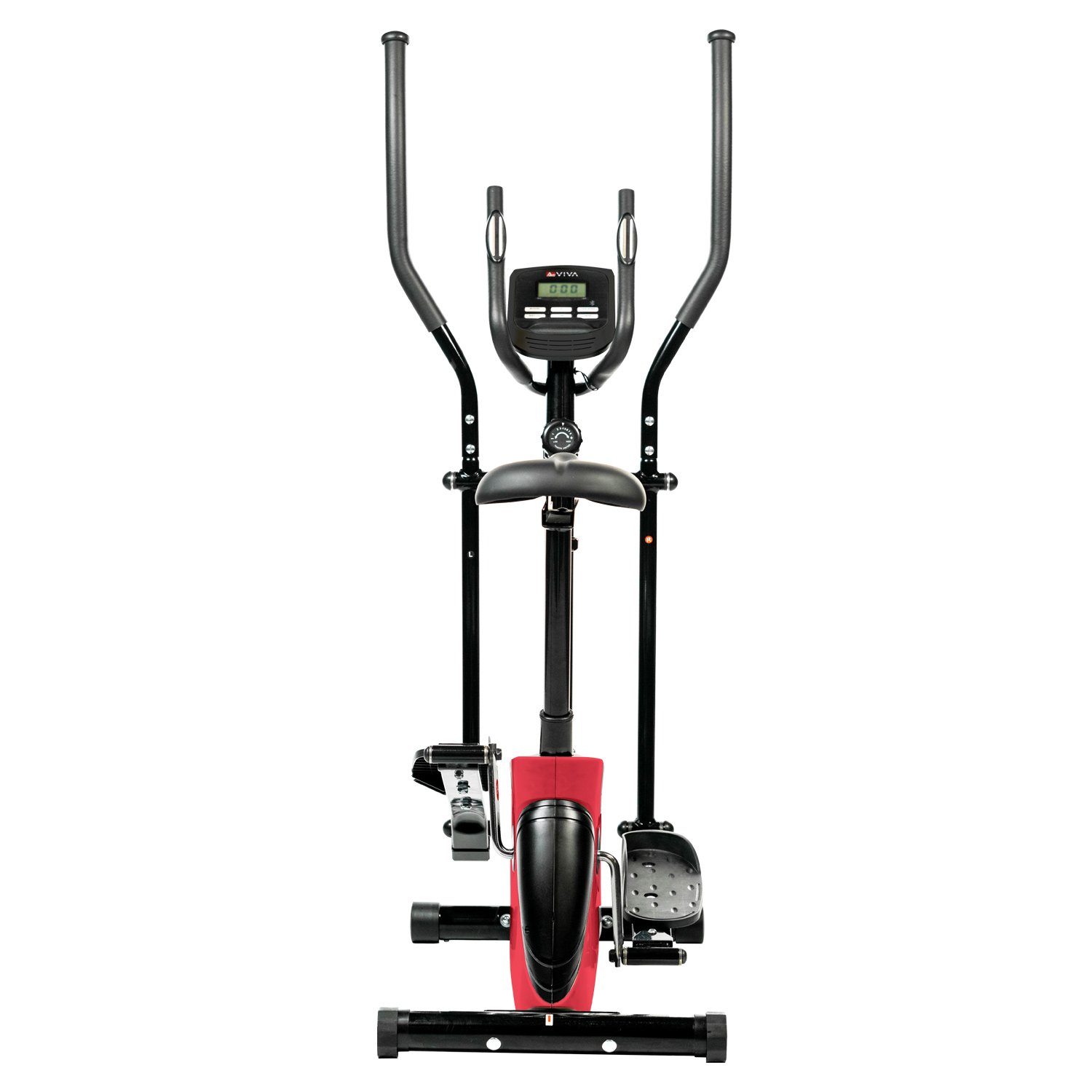 AsVIVA Crosstrainer & Heimtrainer AsVIVA C16 Bluetooth rot 2 in 1 Cardio