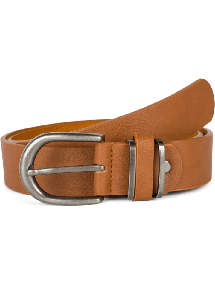 styleBREAKER Gürtel in Cognac günstig kaufen