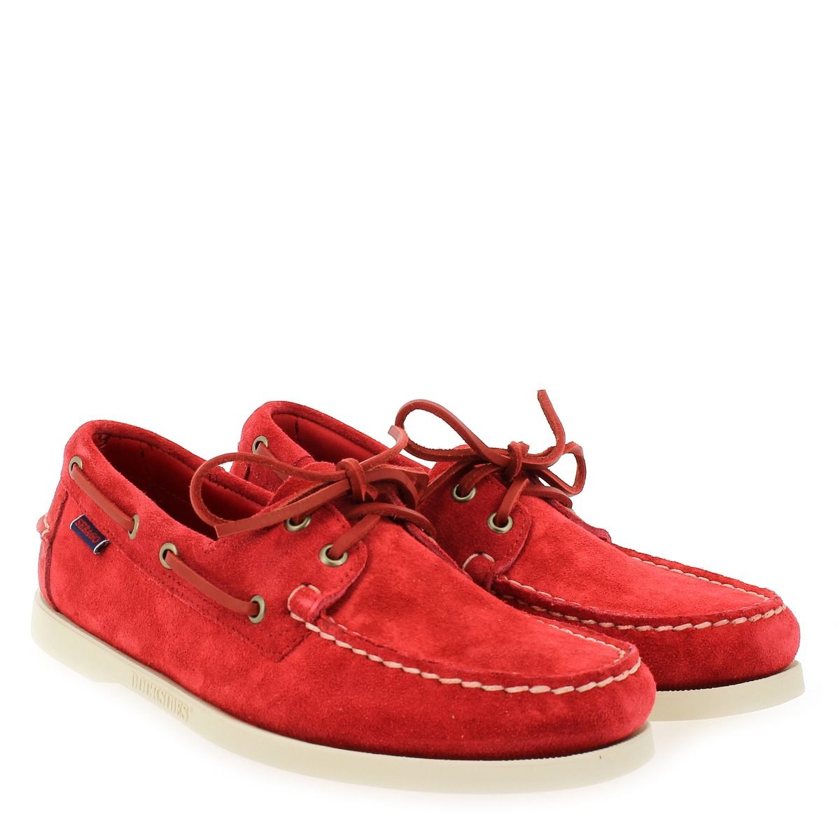 Sebago  DOCKSIDE PORTLAND SUEDE - Rouge