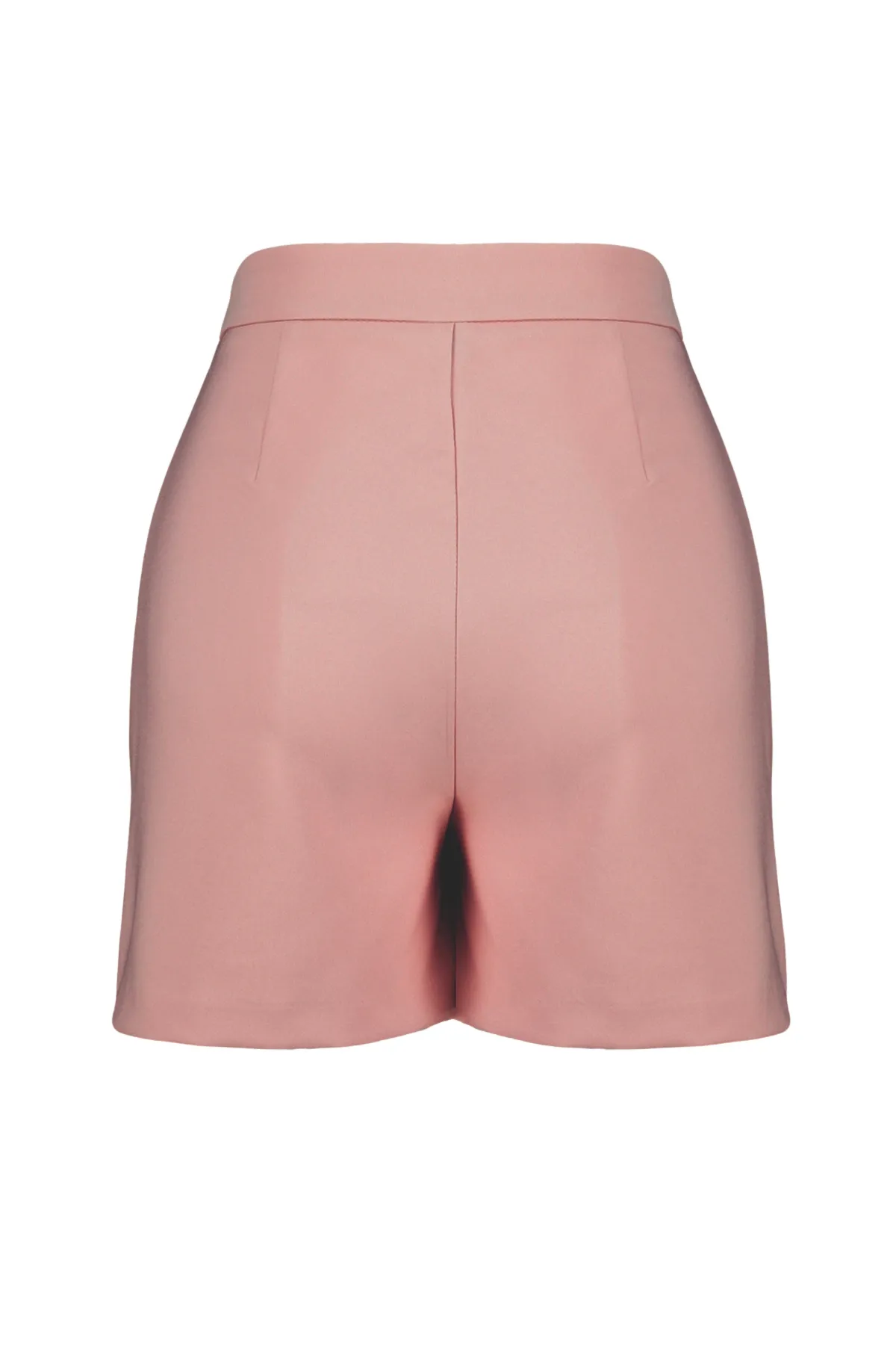 Trendyol Collection  Puderfarbener, zweireihiger, gewebter Shorts-Rock TWOAW20SR0072