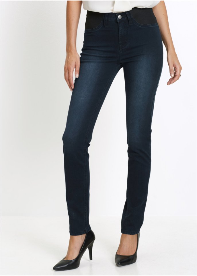 Jeans mit bequemem Bund
