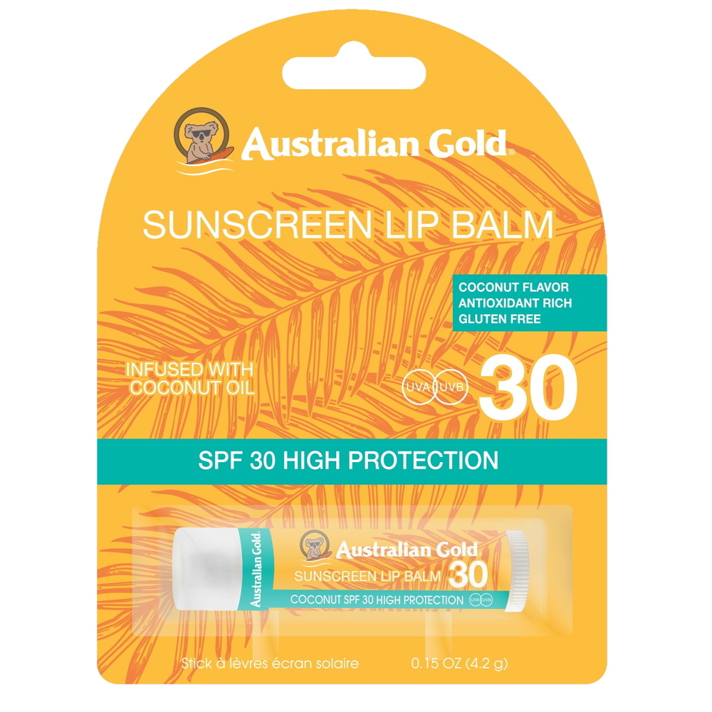 australian gold SPF 30 Baume à lèvres Baume à lèvres avec protection solaire