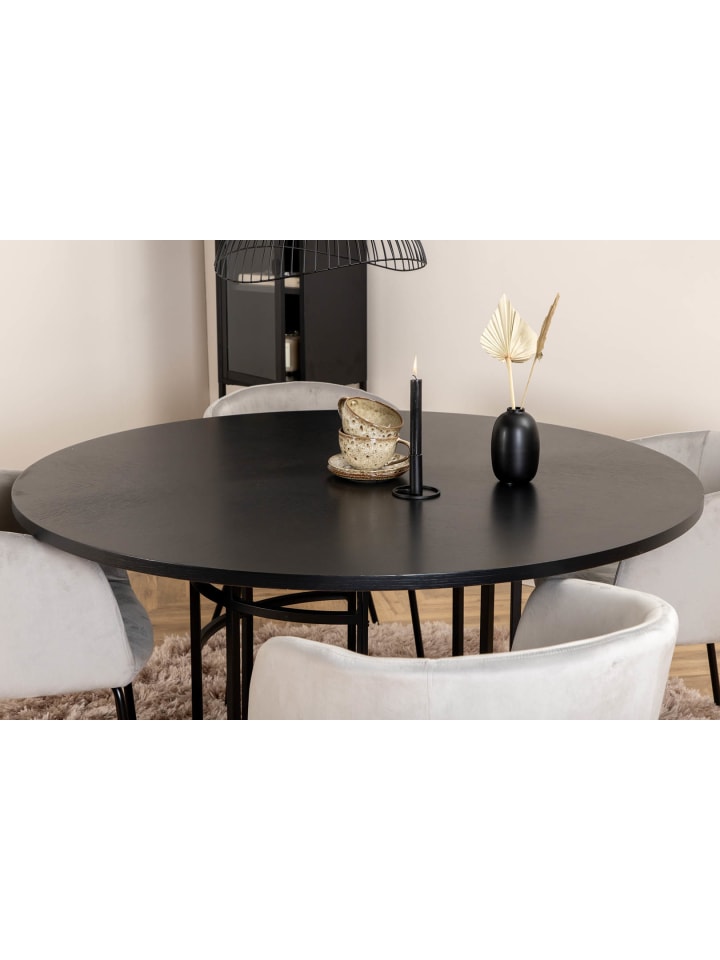 ebuy24 Essgruppe Copenhagen 1 Grau 140 x 140 cm günstig kaufen onesize