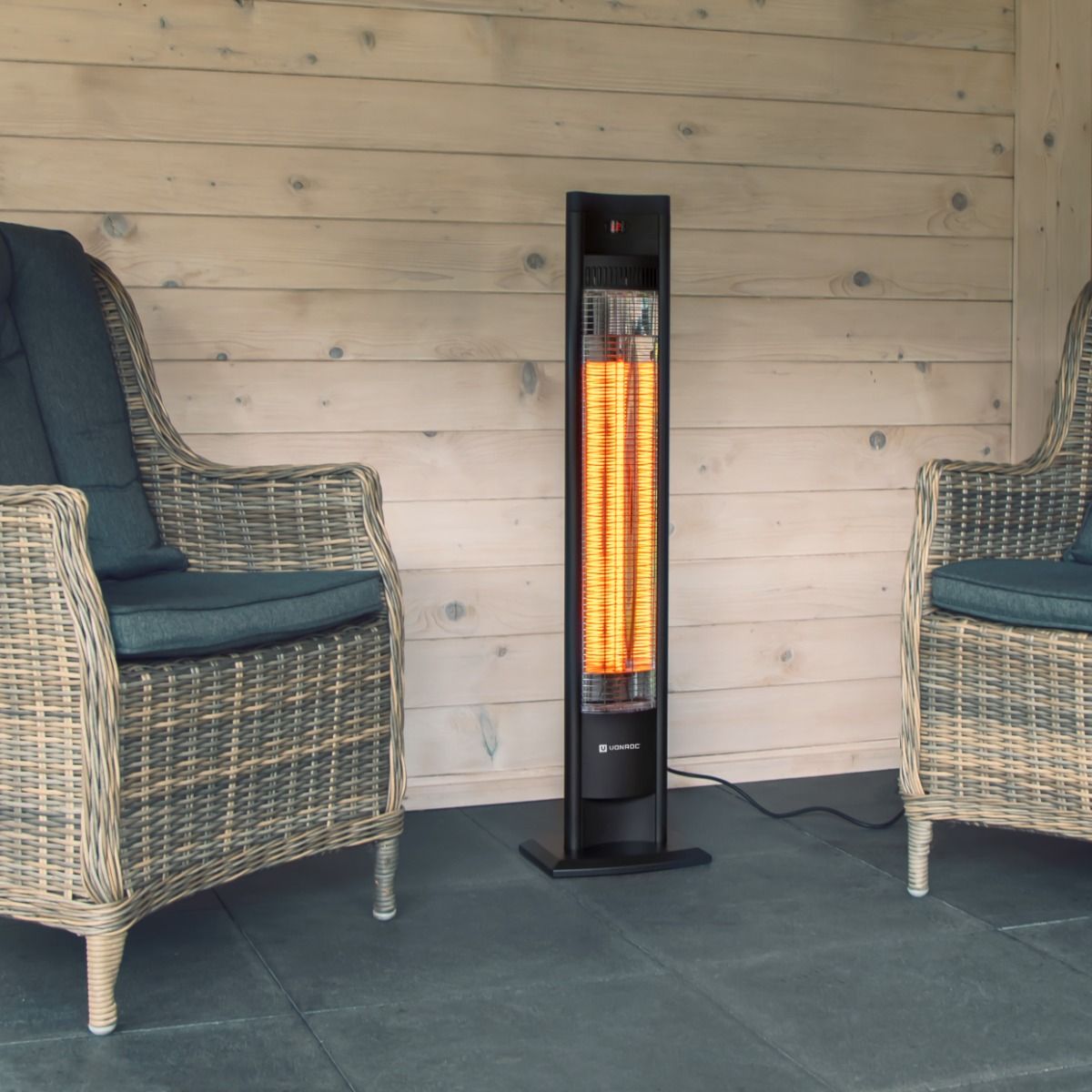 VONROC Filicudi 2000 Watt Terrassenheizung