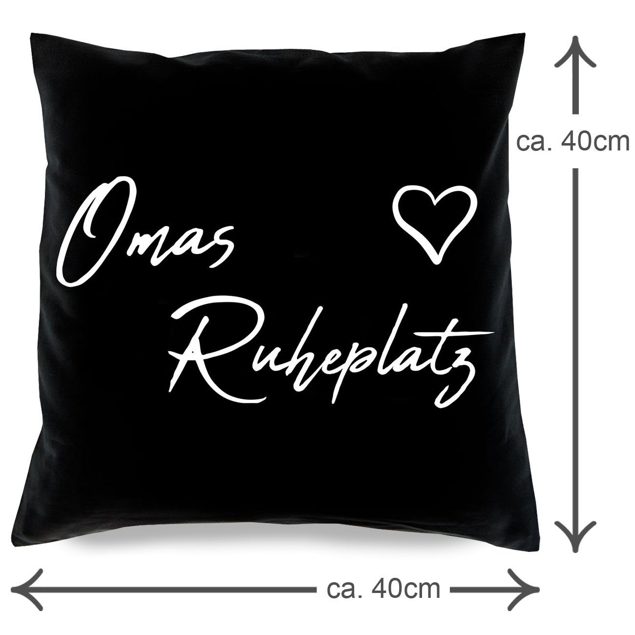 Soreso® Dekokissen Geschenk für Oma und Opa Weihnachten Kissen-Set Weihnachtsgeschenk, Geschenk-Set