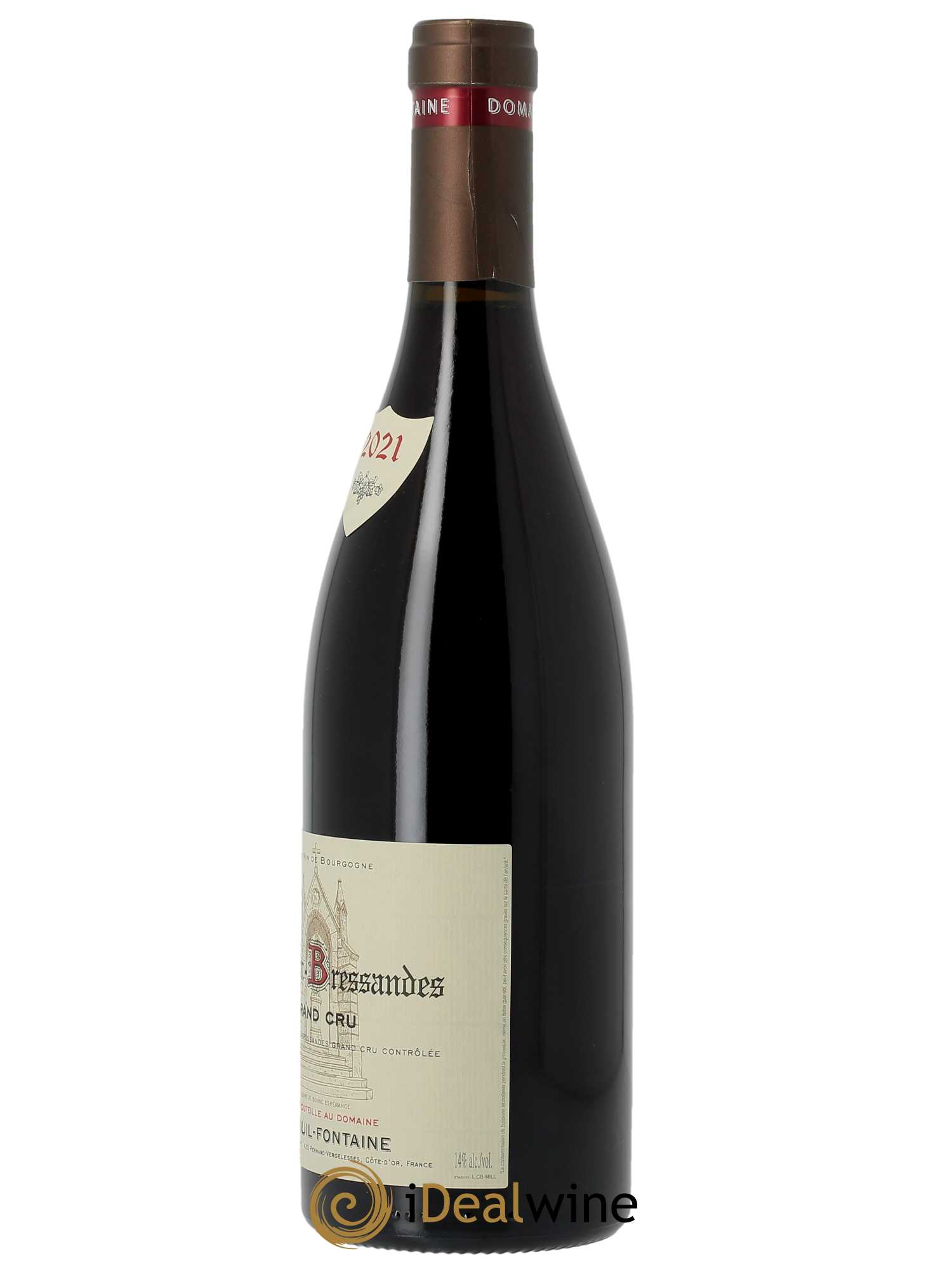 Corton Grand Cru Bressandes Domaine Dubreuil Fontaine  2021 - Lot de 1 Bouteille