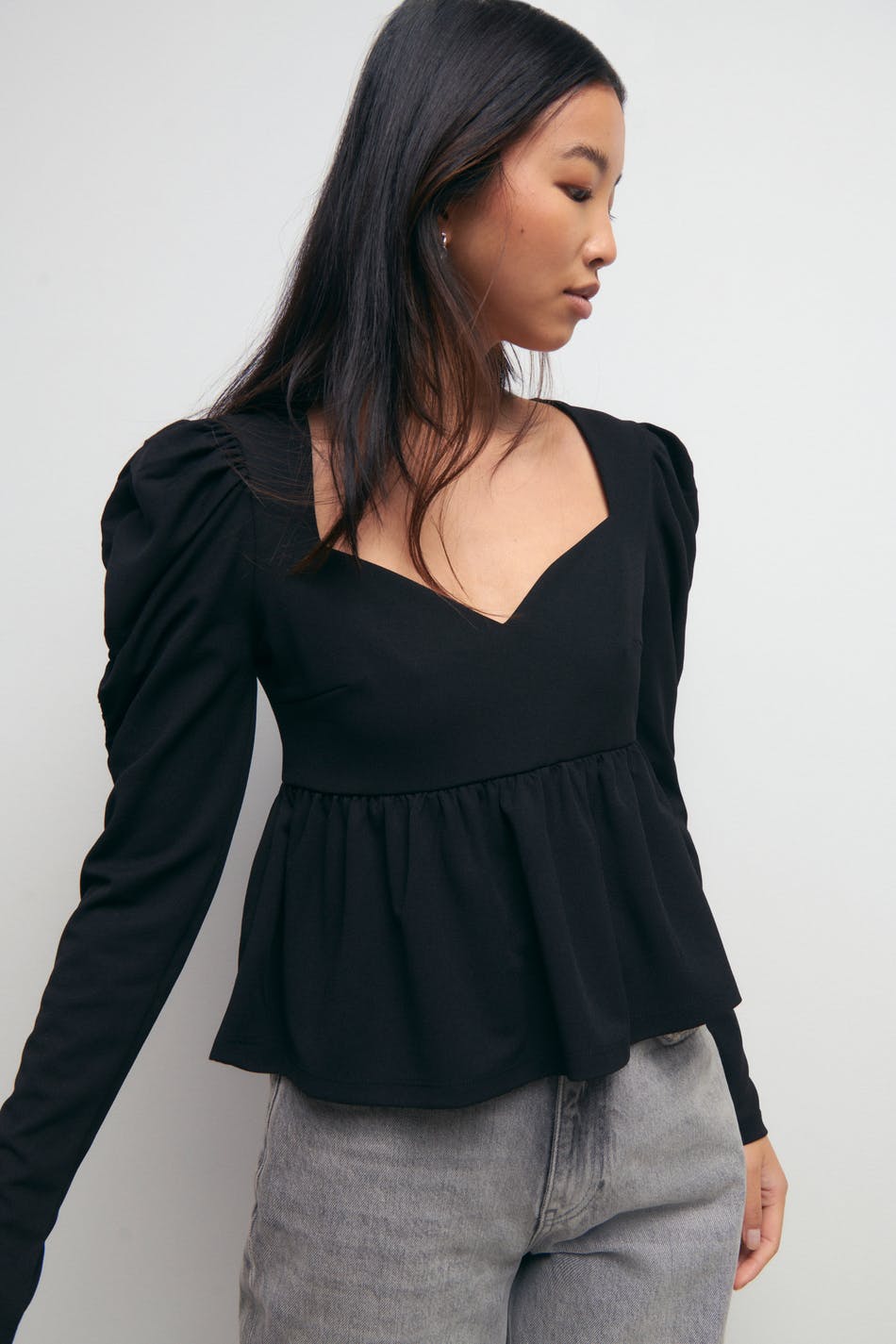 Jessica peplum top