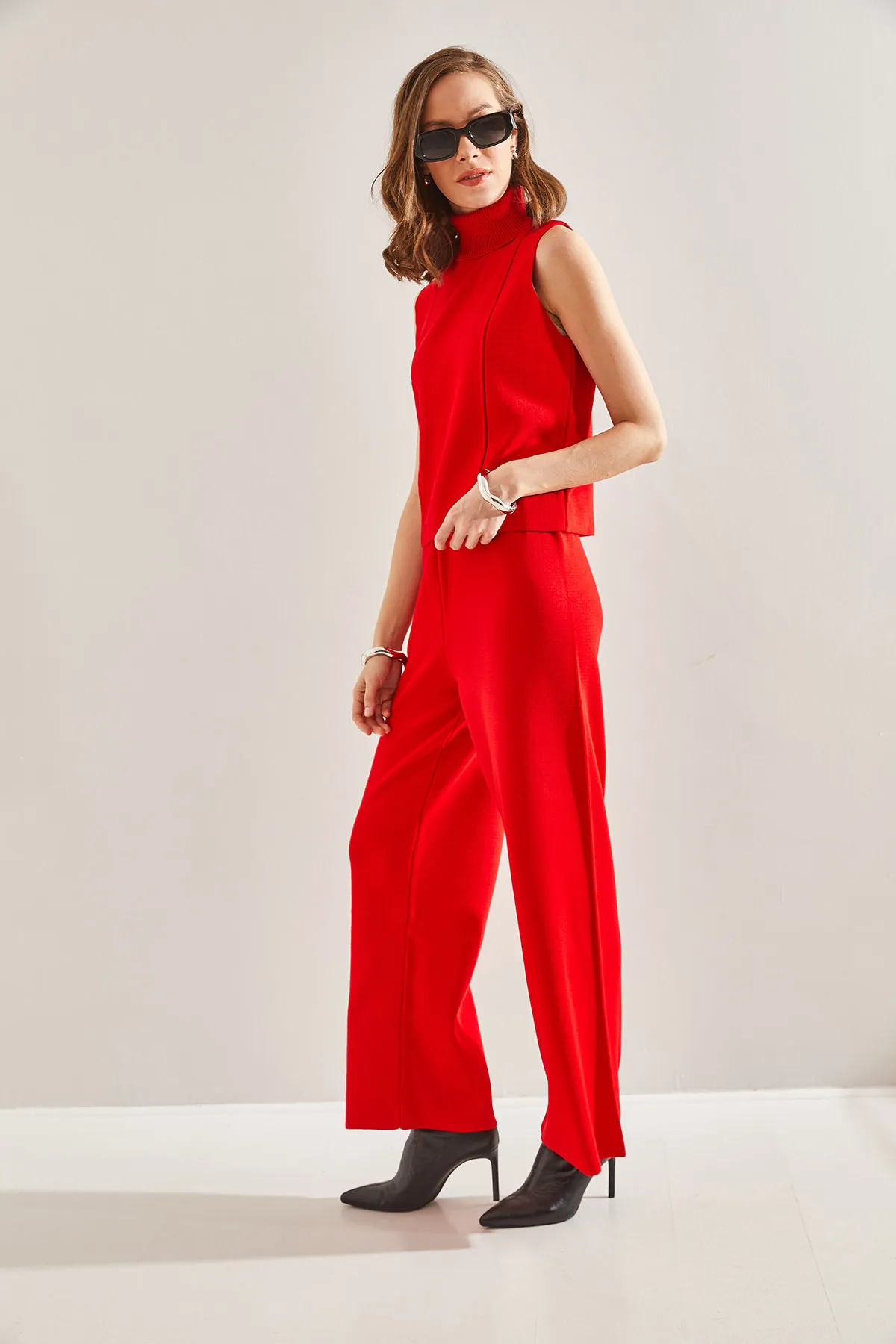 Bianco Lucci  Zweiteiler - Rot - Regular Fit