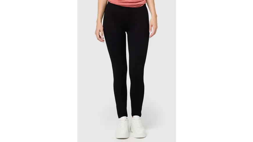 NUR DIE Damen Treggings Relax & Go pure black