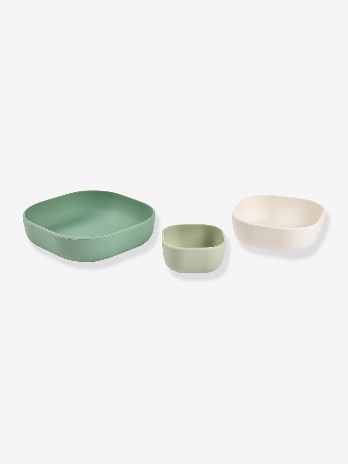 Beaba 3er-Set Schalen aus Silikon BEABA - grau