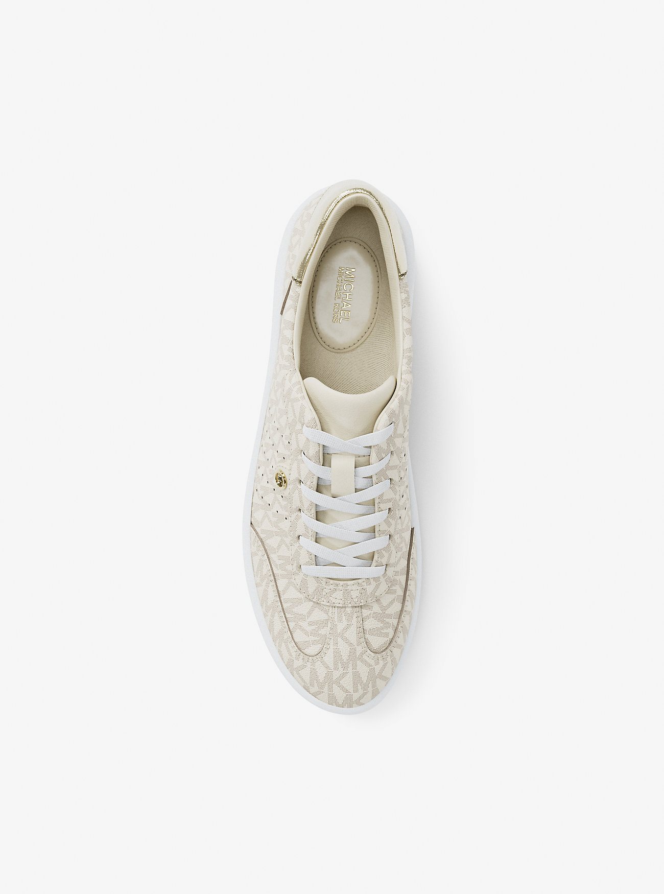 Scotty Signature Logo Sneaker - VANILLA COMBO
