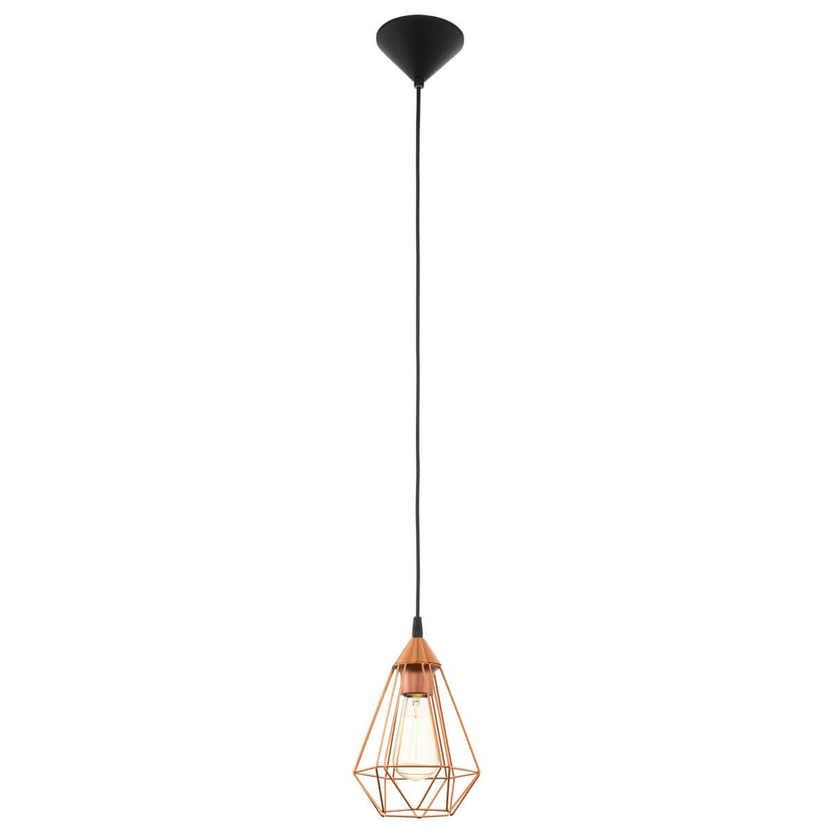 EGLO Pendelleuchte Tarbes schwarz